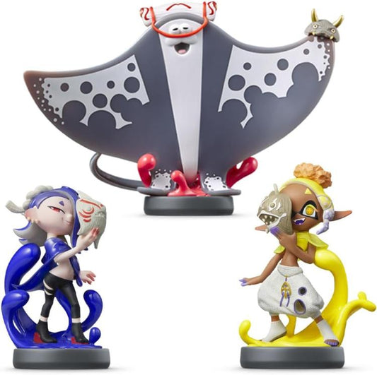 AMIIBO SPLATOON (PINUCCIA, MORENA E MANTALEO) PACK 3 IN 1NINTENDO SWITCH STATUA