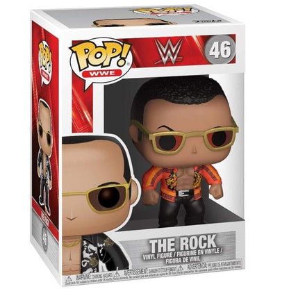 Funko Pop ! Wwe (46)  The Rock - Wrestling Vinyl Figure Statuetta Statua 9Cm