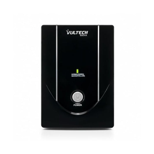 Vultech Ups 1200Va Lite + 2 Schuko Gruppo Di Continuita' Offline Nero Pc Monitor