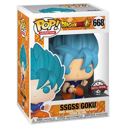 Funko Pop ! Animation Dragon Ball Super - (668) Ssgss Goku Saiyan Blue Special