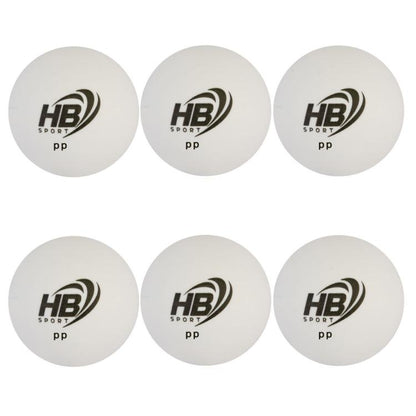 Hb 6Pz Palline Da Ping Pong Palle Per Tennis Da Tavolo Sport Allenamento Bianco