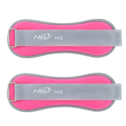 COPPIA PESI PER CAVIGLIE/POLSI SABBIA SPORT FITNESS CAVIGLIERE da 0,5kg (1kg) RS