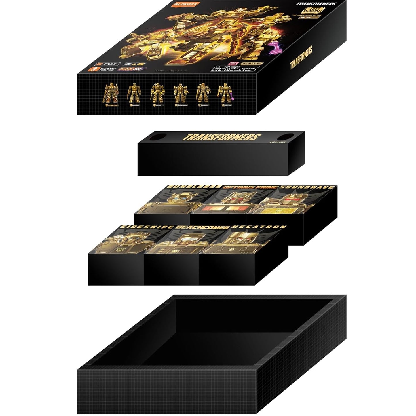 Blokees Transformers - Limited Edition X Yearly 02 Golden Defence FH-10 Set costruzione da collezione 6 Action Figure 71192