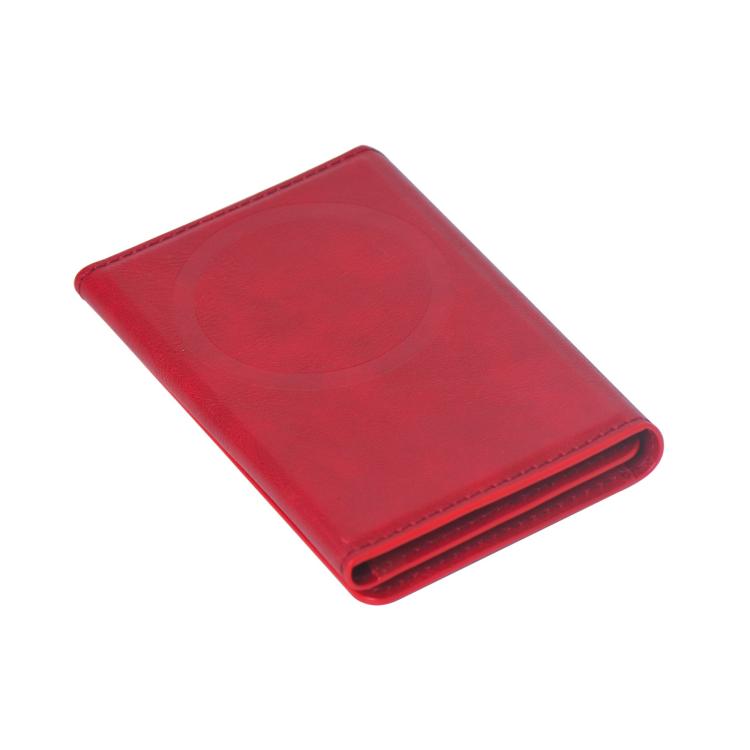 Etres Smart Wallet Portafoglio Slim Porta Carte Di Credito Iphone Mag Safe Rosso