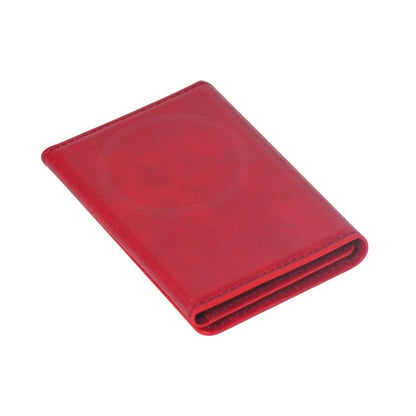 Etres Smart Wallet Portafoglio Slim Porta Carte Di Credito Iphone Mag Safe Rosso