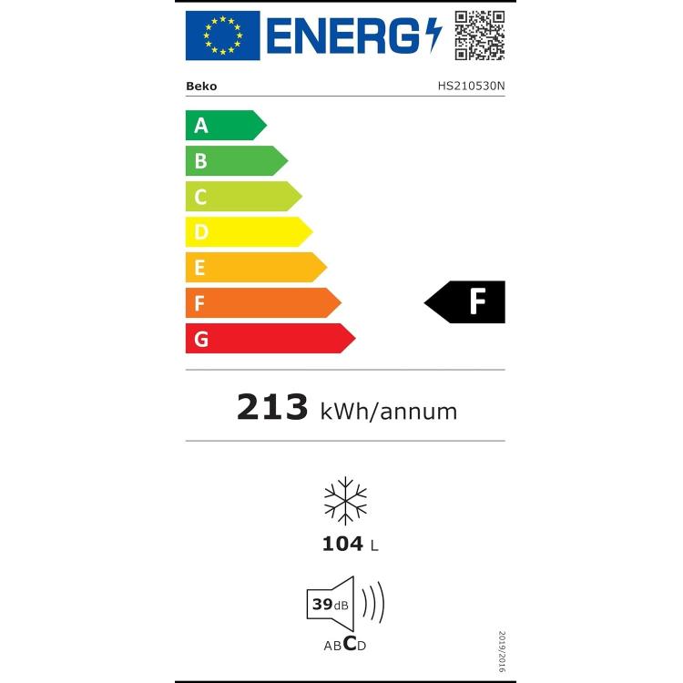 BEKO CONGELATORE A POZZETTO 104LT A+ BIANCO HS210530N FREEZER IN VERTICALE 100L