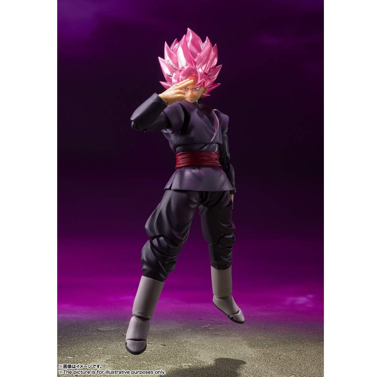 Bandai S.H. Figuarts - Dragon Ball Super : Goku Black - Super Saiyan Rose - (Reissue) Action Figure da Collezione 14 cm