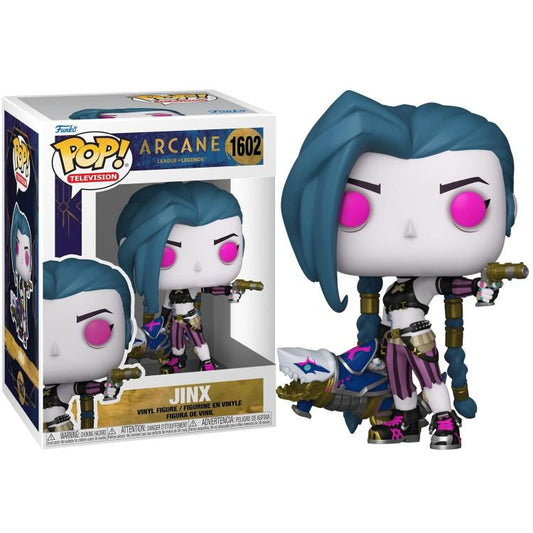 Funko Pop ! Television Arcane League Of Legends - (1602) Jinx Figure Vinyl 9Cm
