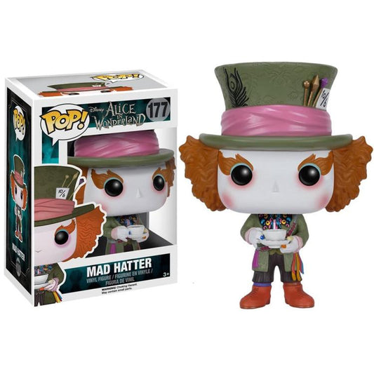 Funko Pop ! Disney: Alice In Wonderland (177) Mad Hatter Figure Cappellaio Matto