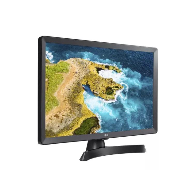 Lg Smart Tv 24" 24Tq510S-Pz Monitor Led Fhd Hdmi Digitale Terrestre Dvb-T2 Nero
