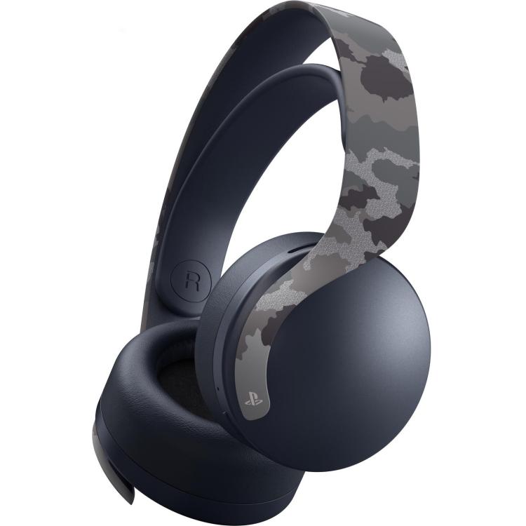 Sony Cuffie Ps5 Wireless Pulse 3D Con Microfono Playstation 5 Headset Camo Gray