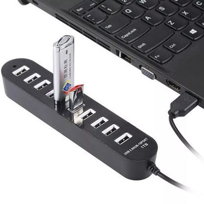 Ciabatta Hub Usb 8 Porte 1tb Multipresa Pendrive Pc Stazione Ricarica Smartphone