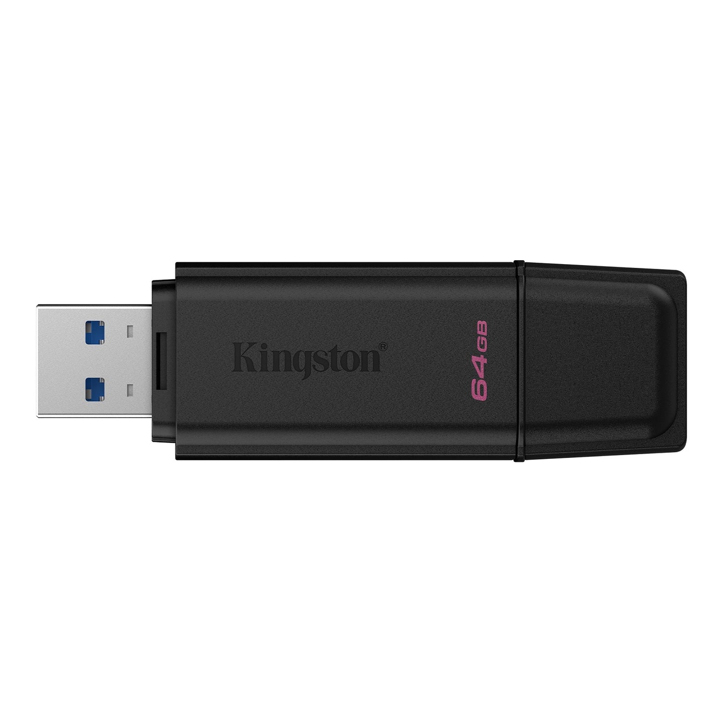 Kingston Pendrive 64GB DTXG2/64GB DataTravel Exodia Gen.2 USB-A 3.2 Chiavetta Type-A Memoria Drive Flash PC 200MB/s Nero/Nero