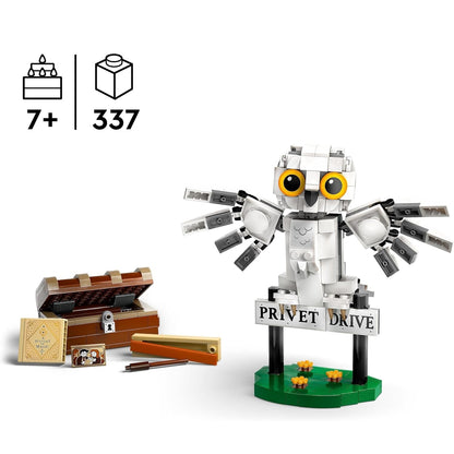 Lego - 76425 Harry Potter Edvige al Numero 4 di Privet Drive Costruzione 336 pz 7+
