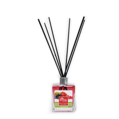 Looan Profumatore Ambiente Bastoncini 280Ml Diffusore Profumo Casa Frutti Rossi
