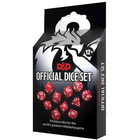 Dungeons & Dragons - Official Dice Set Dadi Poliedrici Gioco Di Societa Carte