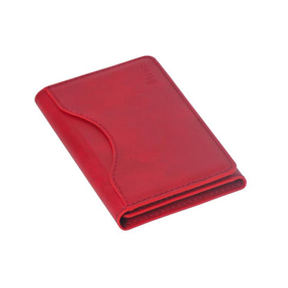 Etres Smart Wallet Portafoglio Slim Porta Carte Di Credito Iphone Mag Safe Rosso