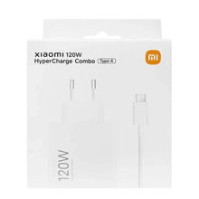 Xiaomi Caricabatterie Hyper Charging Combo 120W Originale (Spina Type-A + Cavo Type-C) Caricatore Alimentatore da Muro Turbo Charge con Porta USB-A USB-C, Ricarica Rapida per Xiaomi 13/12/11, Redmi Note 11/12 Pro, POCO F5/X5, Bianco
