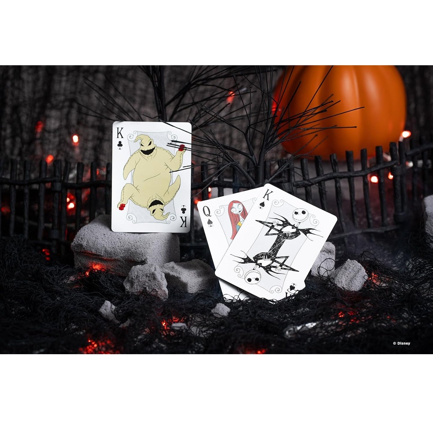 Bicycle - Disney (The Nightmare Before Christmas) - TNBC - Playing Cards - Mazzo di Carte da Collezione, Poker, Magia e Cardistry basato sul famoso film di Animzione Disney (Lo Strano Natale di Mr Jack Skellington)