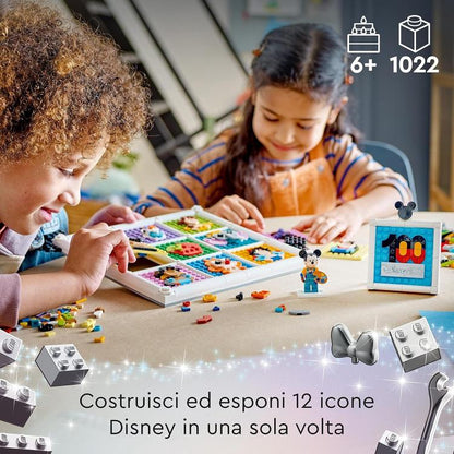 Lego 100 Anni Di Icone Disney (43221) Set 72 Idee Personaggi Minifigure Topolino