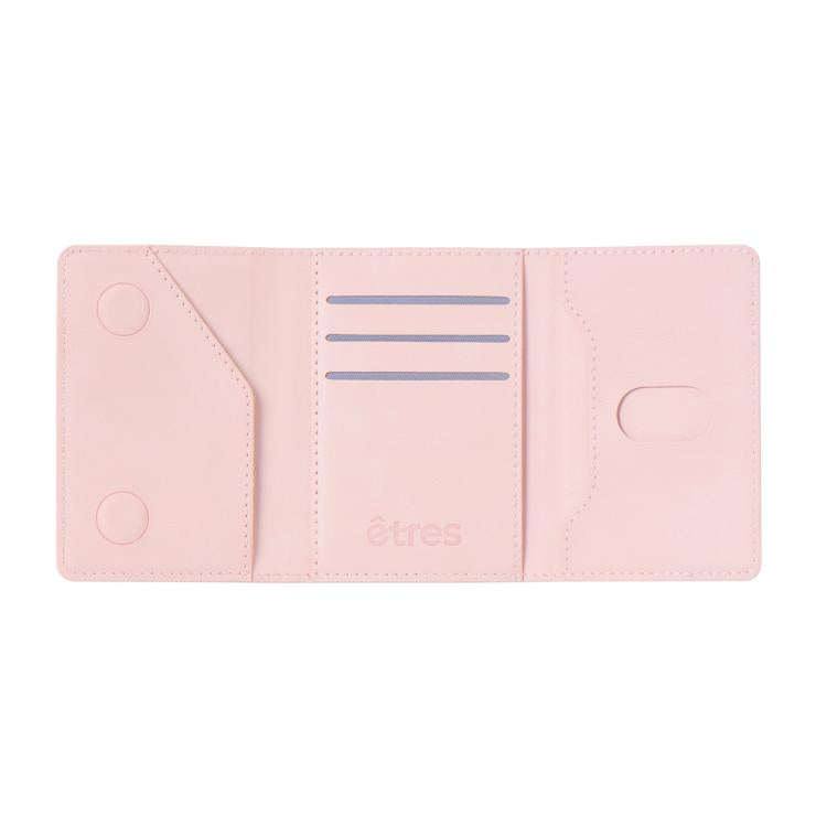 Etres Smart Wallet Portafoglio Slim Porta Carte Di Credito Iphone Mag Safe Rosa