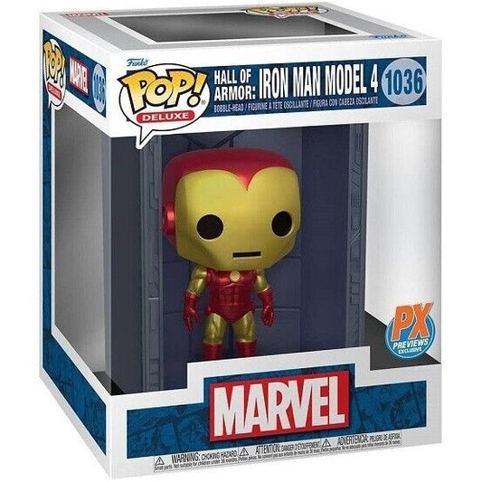 Funko Pop! Deluxe - Marvel Hall Of Armor: Iron Man Model 4 (1036) Figure Px 15Cm