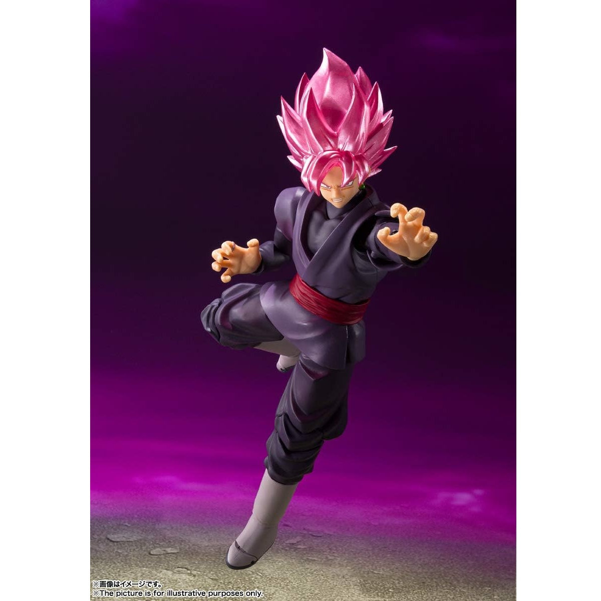 Bandai S.H. Figuarts - Dragon Ball Super : Goku Black - Super Saiyan Rose - (Reissue) Action Figure da Collezione 14 cm