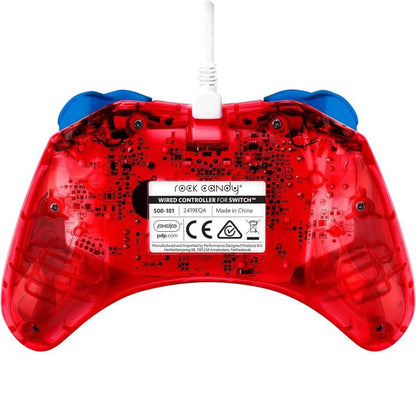 Pdp Mini Controller Nintendo Switch Wired Joystick Cavo Rock Candy Super Mario