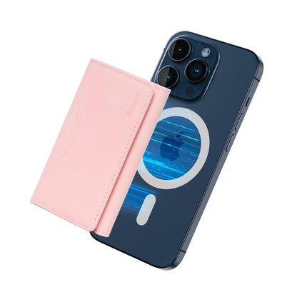 Etres Smart Wallet Portafoglio Slim Porta Carte Di Credito Iphone Mag Safe Rosa