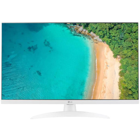 Lg Smart Tv 27" Led Full Hd Monitor 27Tq615S-Wz Bianco Dvb/T2/S2 Wi-Fi Fhd Ips