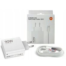 Xiaomi Caricabatterie Hyper Charging Combo 90W Originale (Spina Type-A + Cavo Type-C) Caricatore Alimentatore da Muro Turbo Charge con Porta USB-A USB-C, Ricarica Rapida, Bianco