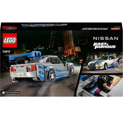 Lego Speed Champions Nissan Skyline Gt-R "Fast & Furious" 76917 Modellino 319Pz