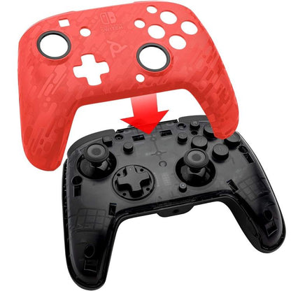 Pdp Controller Wired Nintendo Switch Con Cavo Cablato Faceoff Deluxe+ Audio Red