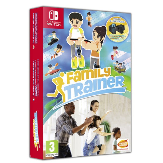 Family Trainer Nintendo Switch Videogioco Famiglia Italiano Gamba Cintura Nuovo