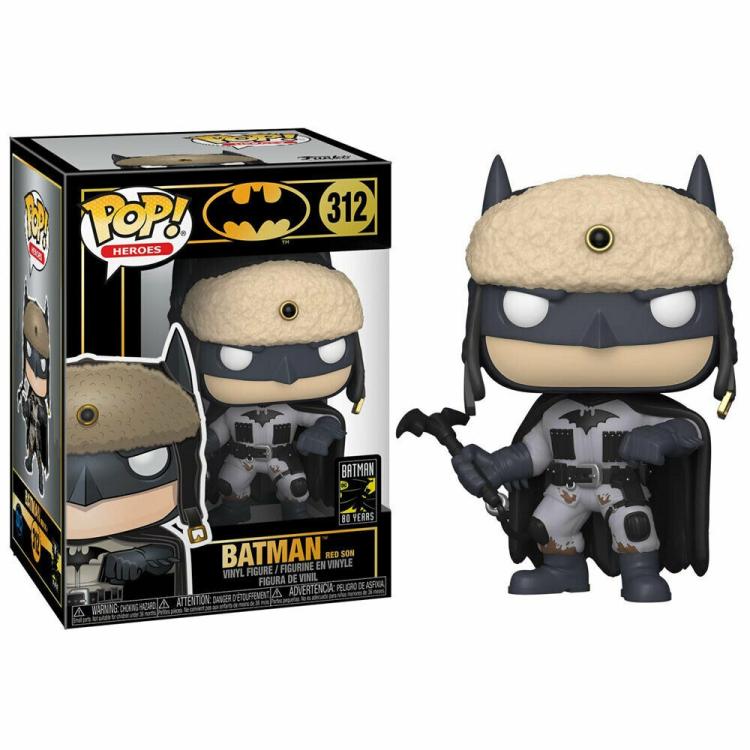 Funko Pop ! Heroes - Batman (312) Batman Red Sone Vinyl Figure 9Cm Statuetta