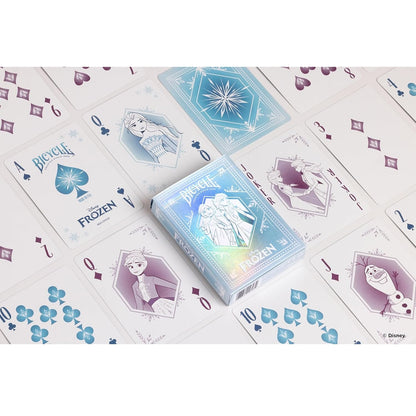 Bicycle - Disney (Frozen) Playing Cards - Mazzo di Carte da Collezione, Poker, Magia e Cardistry basato sul famoso film di Animzione Principesse Disney