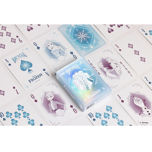 Bicycle - Disney (Frozen) Playing Cards - Mazzo di Carte da Collezione, Poker, Magia e Cardistry basato sul famoso film di Animzione Principesse Disney