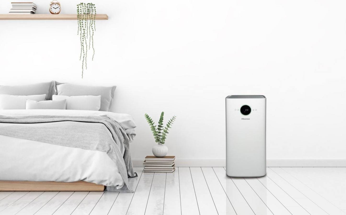 Hisense Purificatore d'Aria Ionizzatore Filtro Hepa+Carboni Attivi Display Sterilizzatore Uv-C AP580H