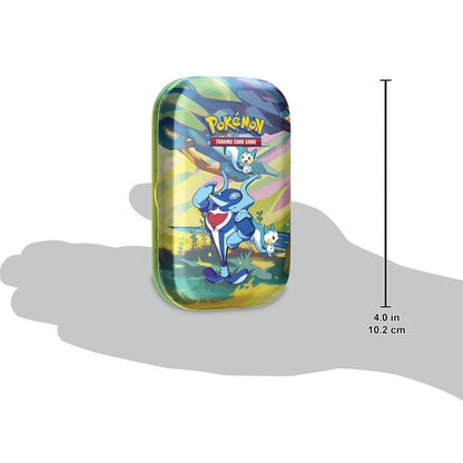 Pokemon Mini Tin: Paldea Sfavillante Collezione Gcc Tcg (Palafin-Pachirisu) Ita
