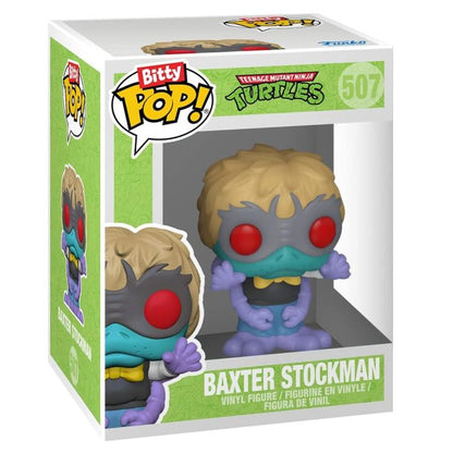 Funko Bitty Pop! Tmnt Tartarughe Ninja Turtles 4 Pack Donatello/Shredder/Baxter