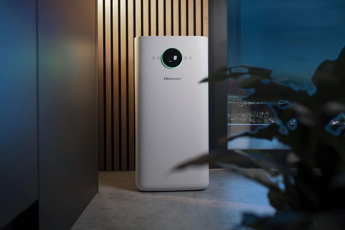 Hisense Purificatore d'Aria Ionizzatore Filtro Hepa+Carboni Attivi Display Sterilizzatore Uv-C AP580H