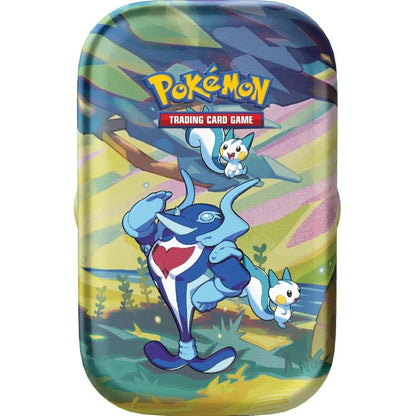 Pokemon Mini Tin: Paldea Sfavillante Collezione Gcc Tcg (Palafin-Pachirisu) Ita