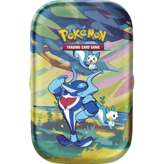 Pokemon Mini Tin: Paldea Sfavillante Collezione Gcc Tcg (Palafin-Pachirisu) Ita