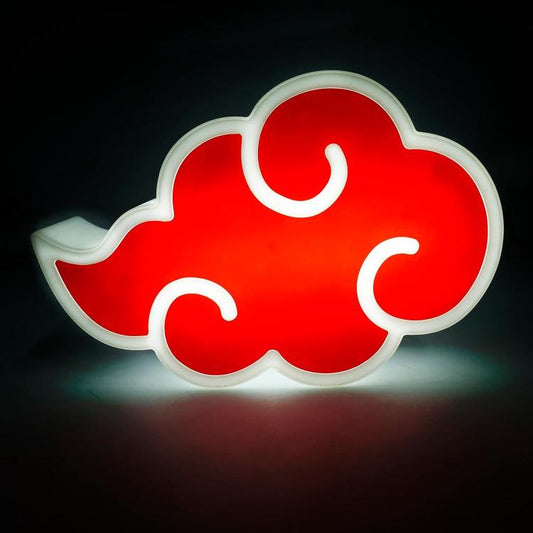 ABYSTYLE LAMPADA A PARETE DA TAVOLO NARUTO SHIPPUDEN NUVOLA AKATSUKI ANIME MANGA