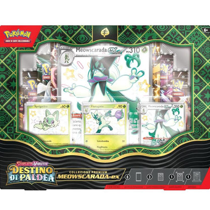 Pokemon Collezione Premium Scarlatto E Violetto Destino Di Paldea Meowscarada-Ex