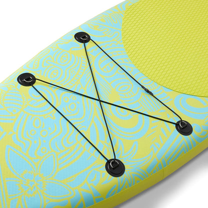 Nilox WAI SUP BOARD Tavola Gonfiabile per Stand Up Paddle in PVC, Completa di Accessori con Zaino, Pagaia, Pompa, Leash, 3 Pinne, 335 x 84 x 15 cm