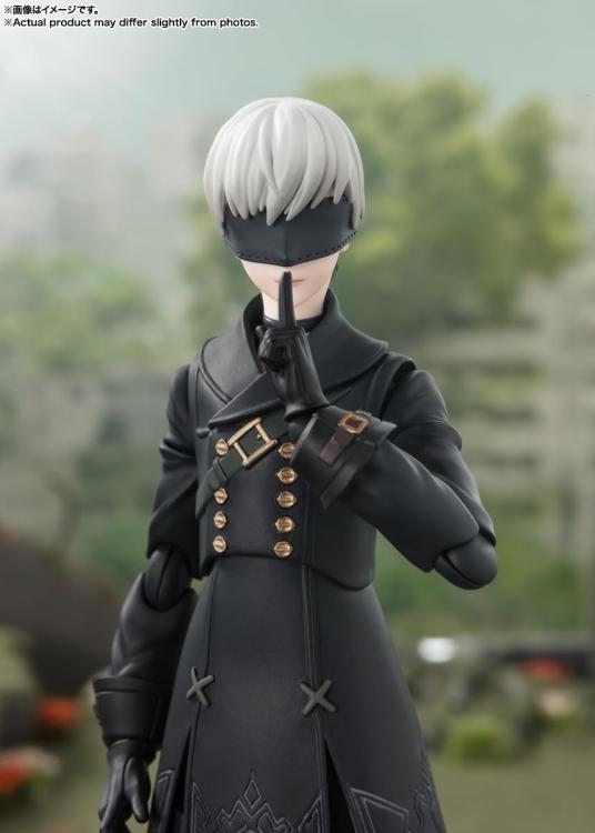 BANDAI SH FIGUARTS: NieR: AUTOMATA (9S) TAMASHI SQUARE ENIX ACTION FIGURE 15 cm