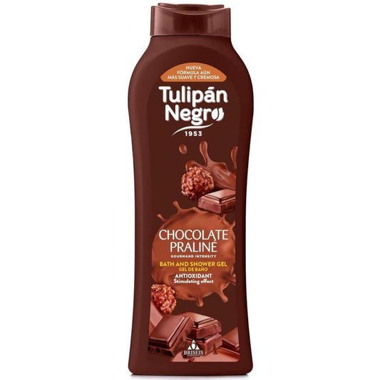 Tulipan Negro Shower Gel Bagno (Praline Cioccolato) Bagnoschiuma Marrone 650Ml
