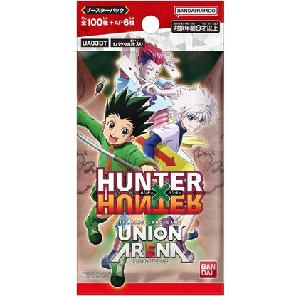 BANDAI UNION ARENA UA03BT HUNTER X HUNTER TCG BOOSTER PACK BOX 20 BUSTE GIAPPONE