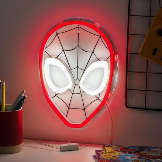 Paladone Lampada Da Tavolo/Muro (Spider-Man) Led Neon Light 26Cm 3D - Ufficiale